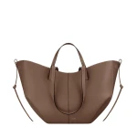 Brown-Cyme-in-Root-collection-coveti83923_nobg Polène Cyme in Root Cyme in Root - Totes & Top-Handle Bags - Parisian Luxury Leather Bag at Luxury Shoes