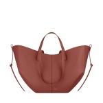 Polène Cyme in Terracotta Cyme in Terracotta - Totes & Top-Handle Bags - Parisian Luxury Leather Bag at Luxury Shoes 