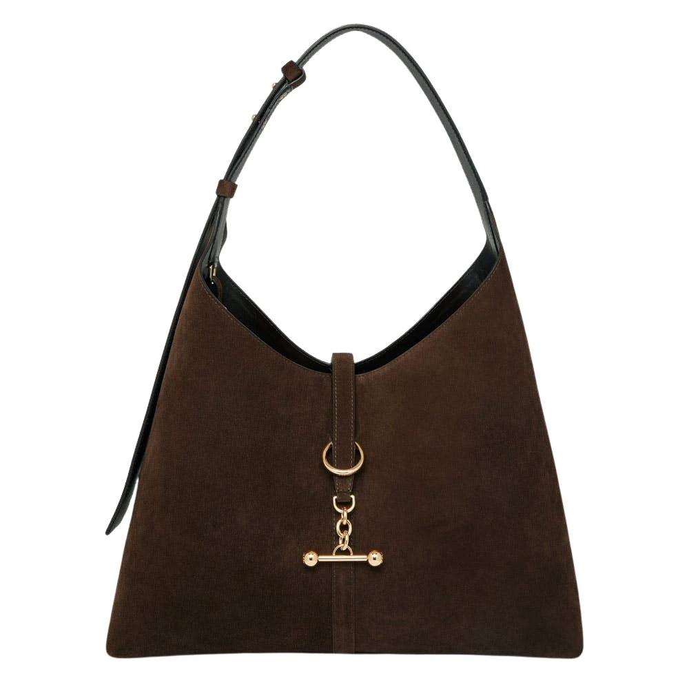 Brown-Kite-Hobo-Maxi-in-Chocolate-Suede78710_nobg Strathberry Kite Hobo Maxi crossbody bag