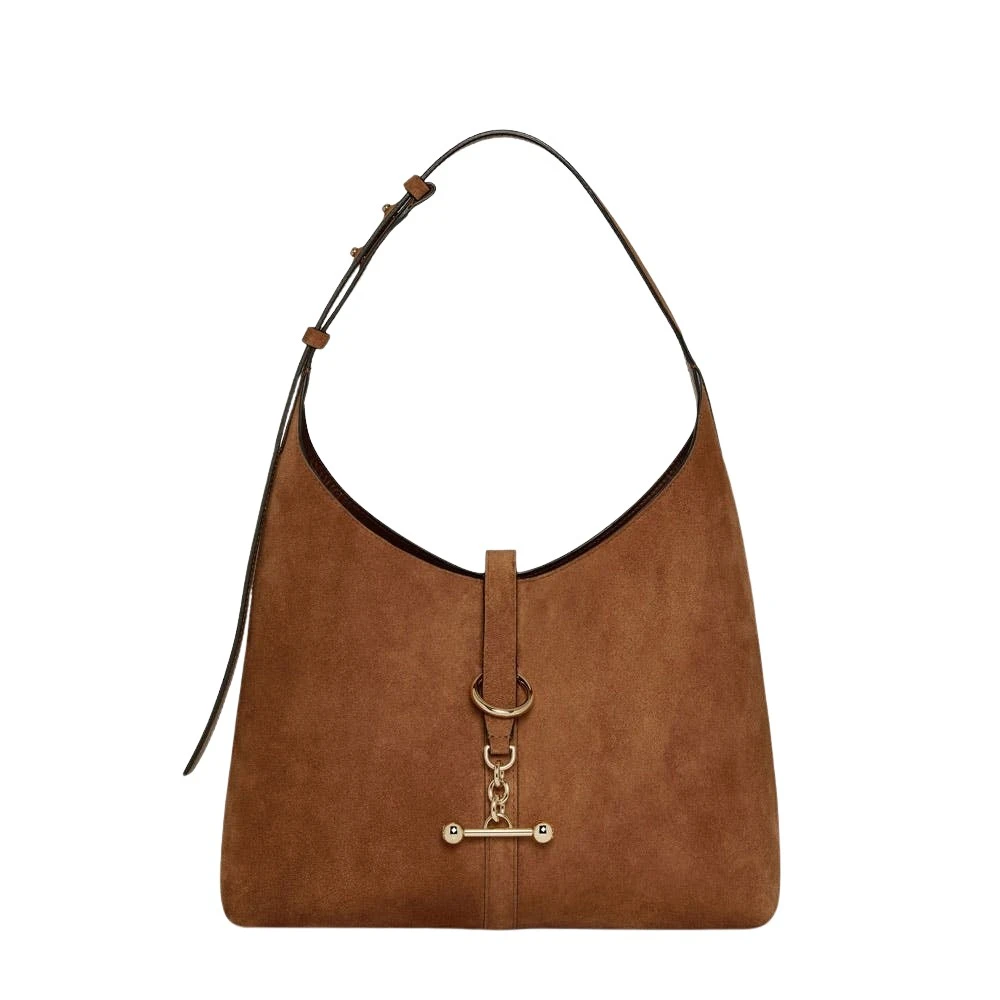 Brown-Kite-Hobo-in-Tan-Suede60248_nobg Strathberry Kite Hobo crossbody bag