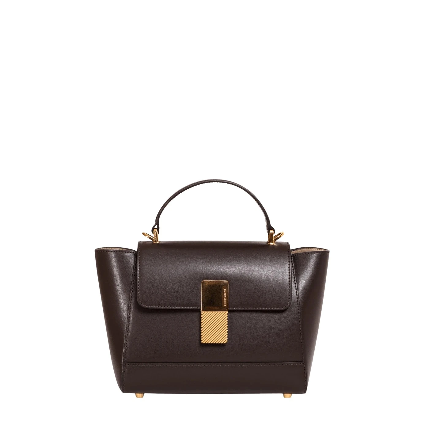 Brown-Mini-Marly-in-Chocolate56958_nobg Ateliers Auguste Mini Marly in Chocolate bag