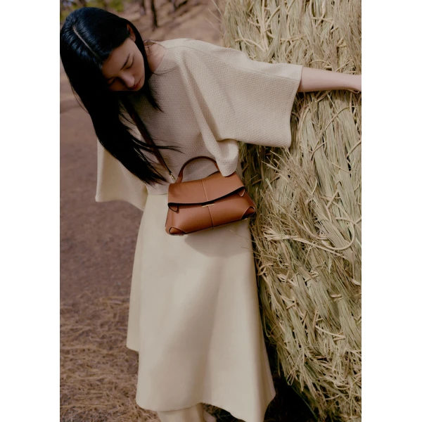 Polène Mokki Mini in Camel Mokki Mini in Camel - Mini Bags - Parisian Luxury Leather Bag at Luxury Shoes 