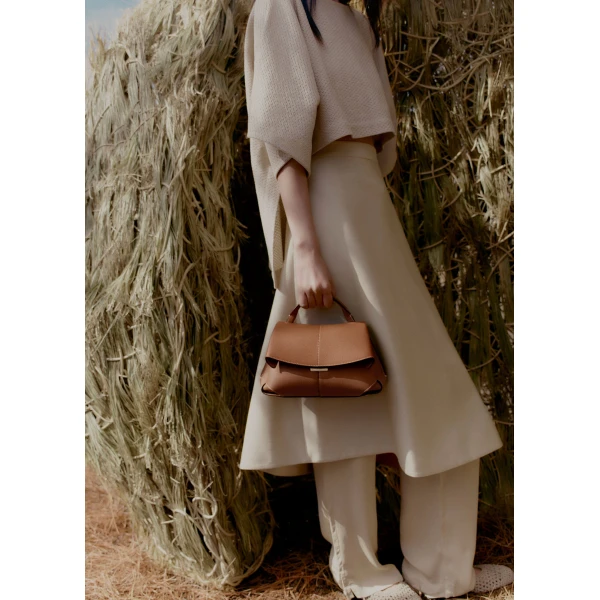 Polène Mokki Mini in Camel Mokki Mini in Camel - Mini Bags - Parisian Luxury Leather Bag at Luxury Shoes 