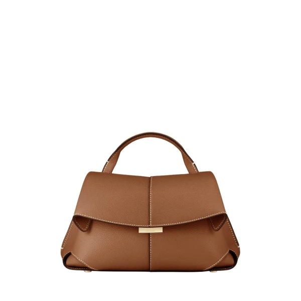Polène Mokki Mini in Camel Mokki Mini in Camel - Mini Bags - Parisian Luxury Leather Bag at Luxury Shoes 