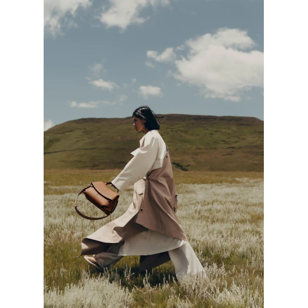 Polène Mokki in Camel Mokki in Camel - Shoulder & Crossbody Bags - Parisian Luxury Leather Bag at Luxury Shoes 