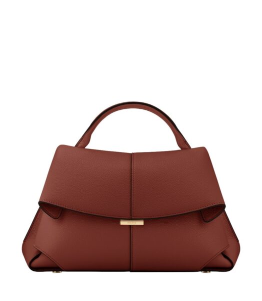 Polène Mokki in Red Clay Mokki in Red Clay - Shoulder & Crossbody Bags - Parisian Luxury Leather Bag at Luxury Shoes 