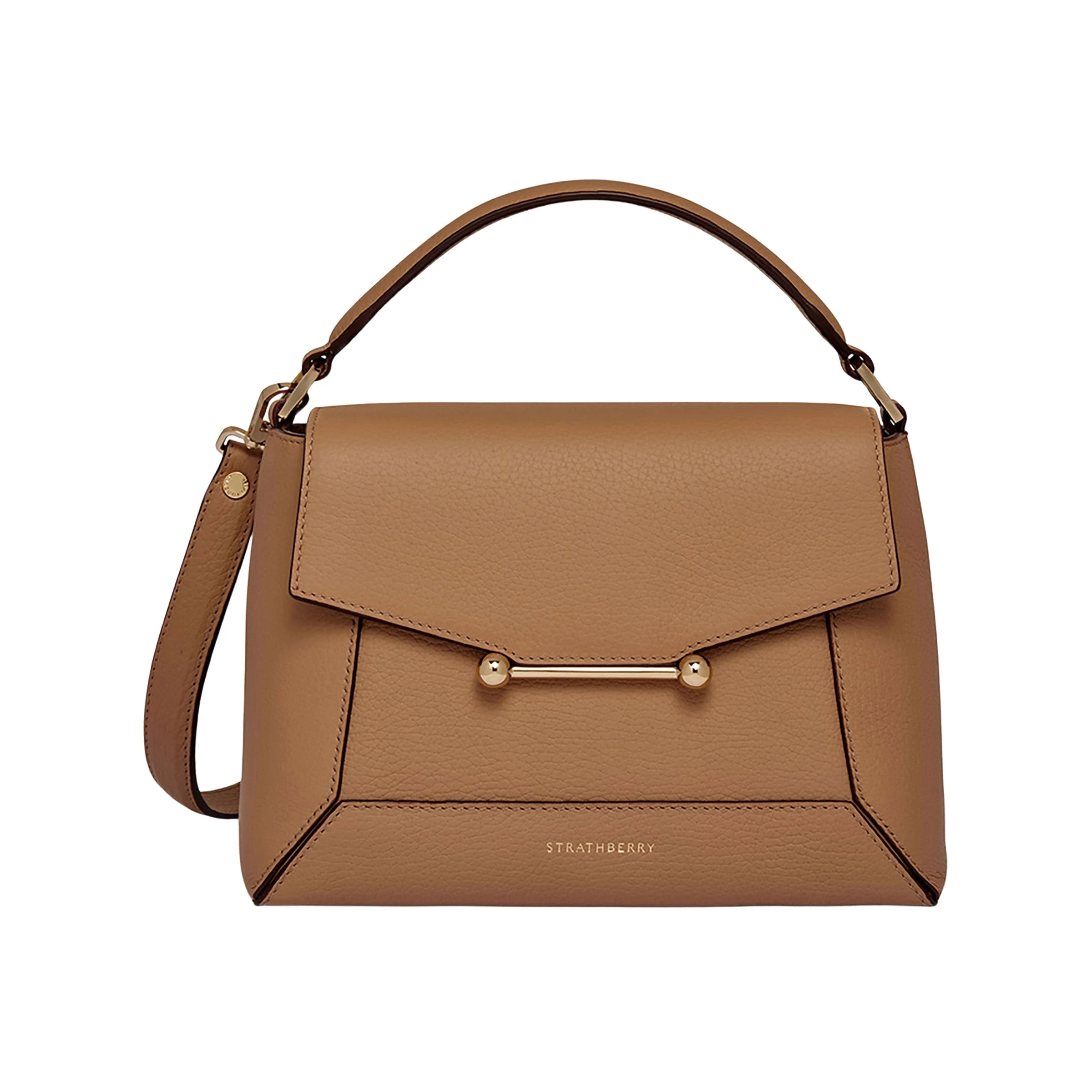 Brown-Mosaic-Bag-in-Caramel67761_nobg Strathberry Mosaic Bag tote