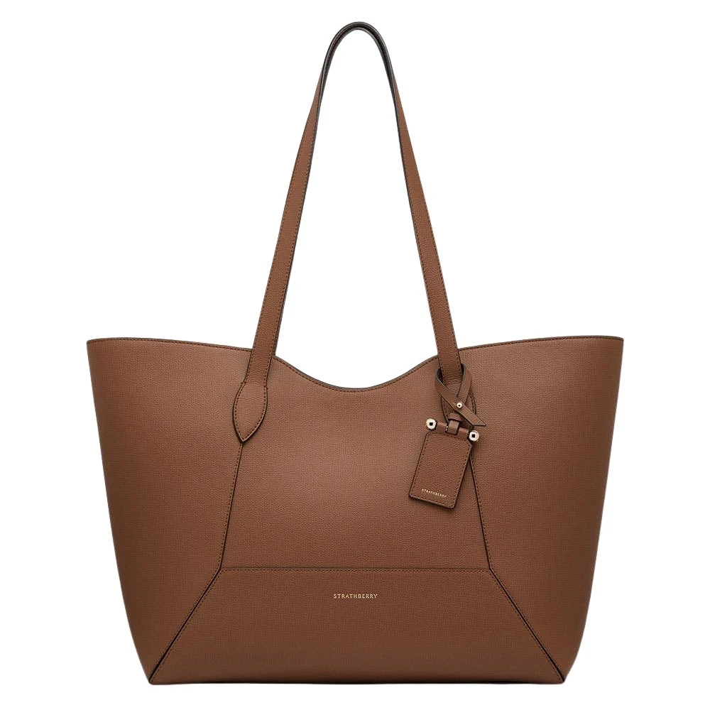 Brown-Mosaic-Cabas-in-Hazelnut47574_nobg Strathberry Mosaic Cabas tote bag