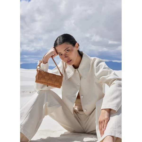 Polène Neiti in Camel Neiti in Camel - Shoulder & Crossbody Bags - Parisian Luxury Leather Bag at Luxury Shoes 