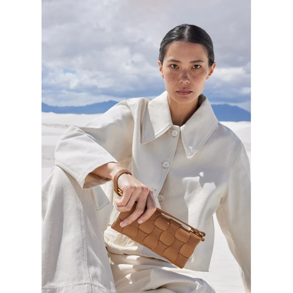 Polène Neiti in Camel Neiti in Camel - Shoulder & Crossbody Bags - Parisian Luxury Leather Bag at Luxury Shoes 