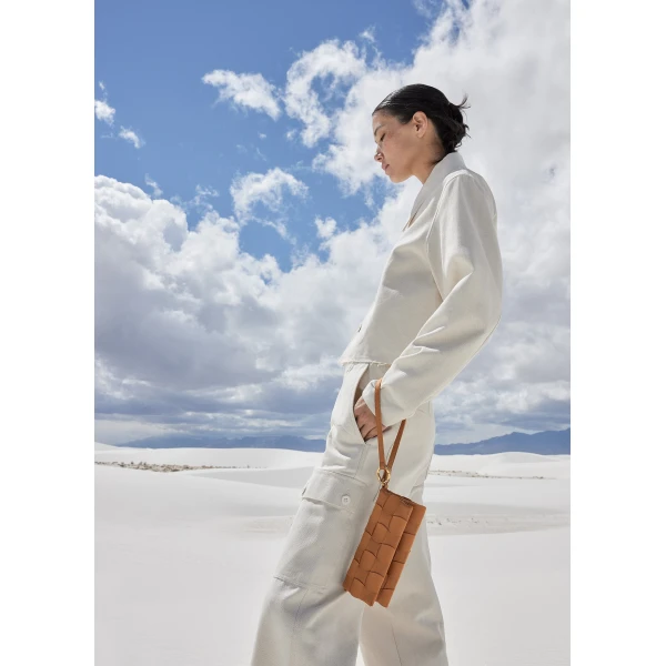 Polène Neiti in Camel Neiti in Camel - Shoulder & Crossbody Bags - Parisian Luxury Leather Bag at Luxury Shoes 
