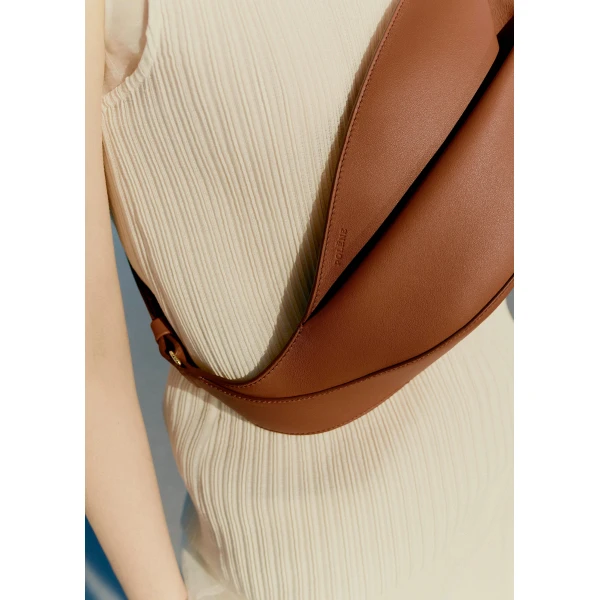Polène Neyu in Cognac Neyu in Cognac - Shoulder & Crossbody Bags - Parisian Luxury Leather Bag at Luxury Shoes 