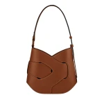 Brown-Nodde-Hobo-in-Cognac-collection-coveti17732_nobg Polène Nodde Hobo in Cognac Nodde Hobo in Cognac - Shoulder & Crossbody Bags - Parisian Luxury Leather Bag at Luxury Shoes