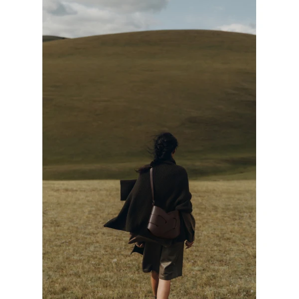Polène Nodde Hobo in Ebony Nodde Hobo in Ebony - Shoulder & Crossbody Bags - Parisian Luxury Leather Bag at Luxury Shoes 
