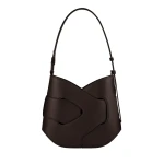 Brown-Nodde-Hobo-in-Ebony-collection-coveti31659_nobg Polène Nodde Hobo in Ebony Nodde Hobo in Ebony - Shoulder & Crossbody Bags - Parisian Luxury Leather Bag at Luxury Shoes