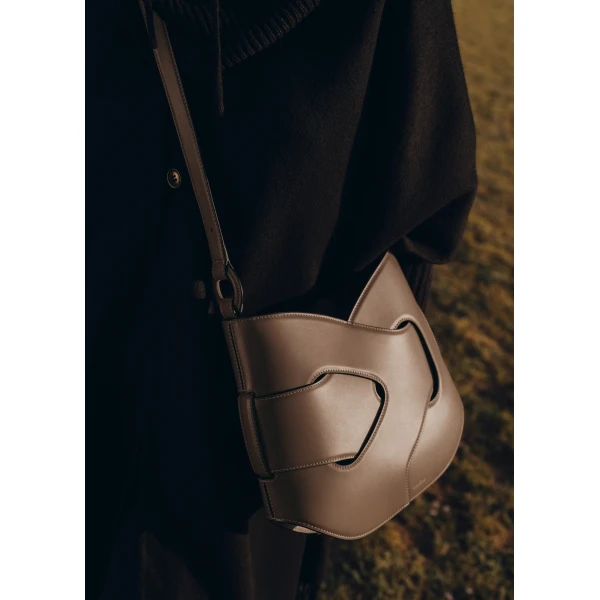 Polène Nodde Hobo in Root Nodde Hobo in Root - Shoulder & Crossbody Bags - Parisian Luxury Leather Bag at Luxury Shoes 
