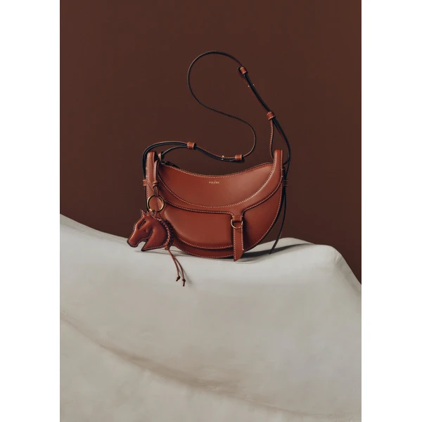Polène Numéro Dix Galop in Cognac Numéro Dix Galop in Cognac - Shoulder & Crossbody Bags - Parisian Luxury Leather Bag at Luxury Shoes 