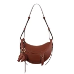 Polène Numéro Dix Galop in Cognac Numéro Dix Galop in Cognac - Shoulder & Crossbody Bags - Parisian Luxury Leather Bag at Luxury Shoes 