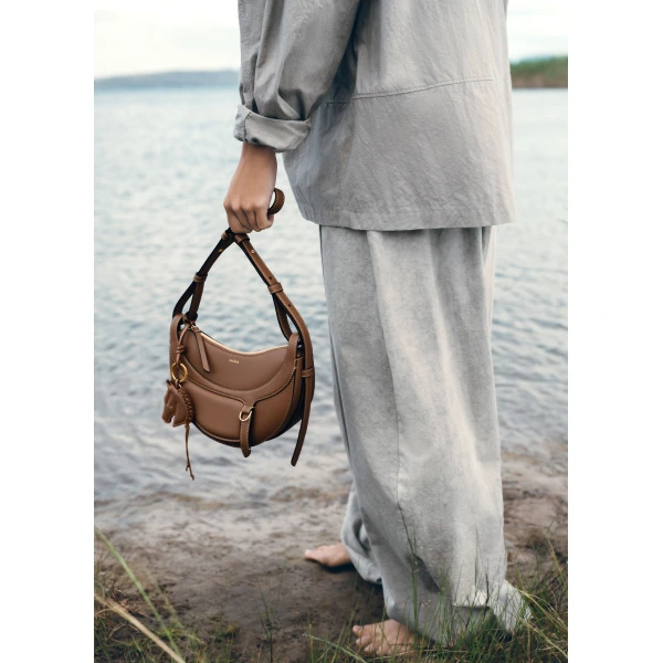 Polène Numéro Dix Galop in Root Numéro Dix Galop in Root - Shoulder & Crossbody Bags - Parisian Luxury Leather Bag at Luxury Shoes 