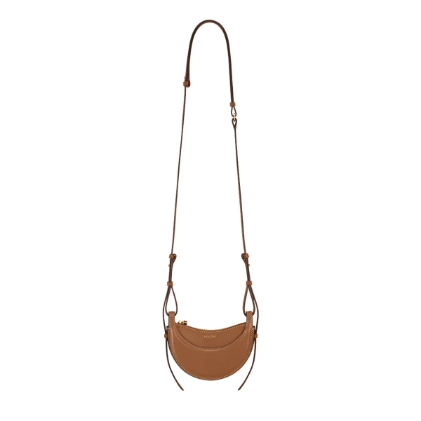 Polène Numéro Dix Micro in Camel Numéro Dix Micro in Camel - Mini Bags - Parisian Luxury Leather Bag at Luxury Shoes 