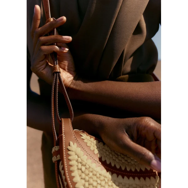 Polène Numéro Dix in Brown Numéro Dix in Brown - Shoulder & Crossbody Bags - Parisian Luxury Leather Bag at Luxury Shoes 