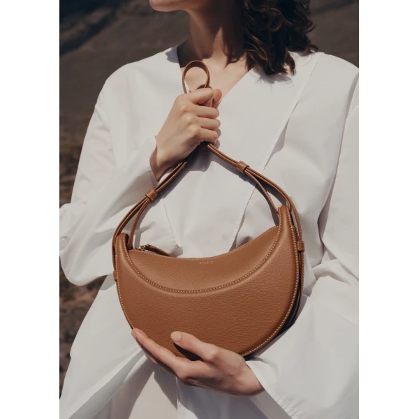 Polène Numéro Dix in Camel Numéro Dix in Camel - Shoulder & Crossbody Bags - Parisian Luxury Leather Bag at Luxury Shoes 
