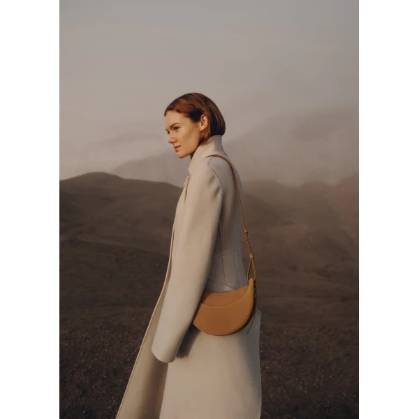 Polène Numéro Dix in Cinnamon Numéro Dix in Cinnamon - Shoulder & Crossbody Bags - Parisian Luxury Leather Bag at Luxury Shoes 