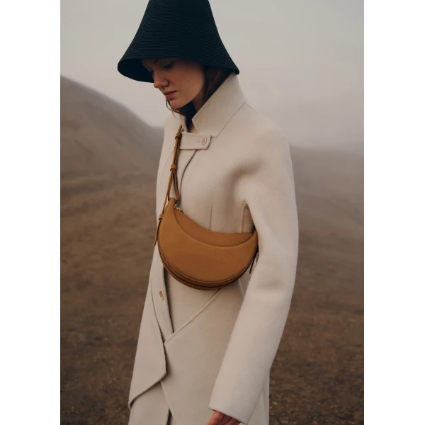 Polène Numéro Dix in Cinnamon Numéro Dix in Cinnamon - Shoulder & Crossbody Bags - Parisian Luxury Leather Bag at Luxury Shoes 