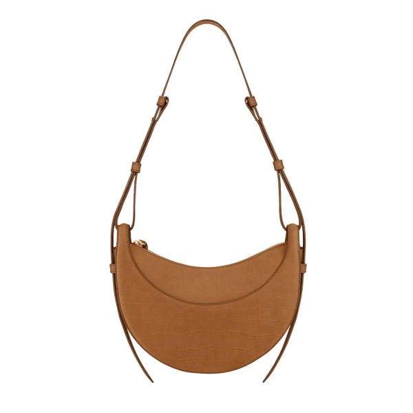 Polène Numéro Dix in Cinnamon Numéro Dix in Cinnamon - Shoulder & Crossbody Bags - Parisian Luxury Leather Bag at Luxury Shoes 
