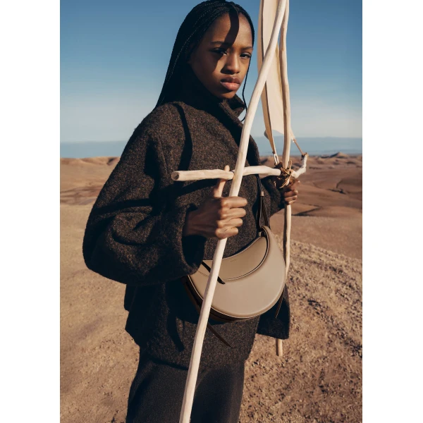 Polène Numéro Dix in Clay Numéro Dix in Clay - Shoulder & Crossbody Bags - Parisian Luxury Leather Bag at Luxury Shoes 