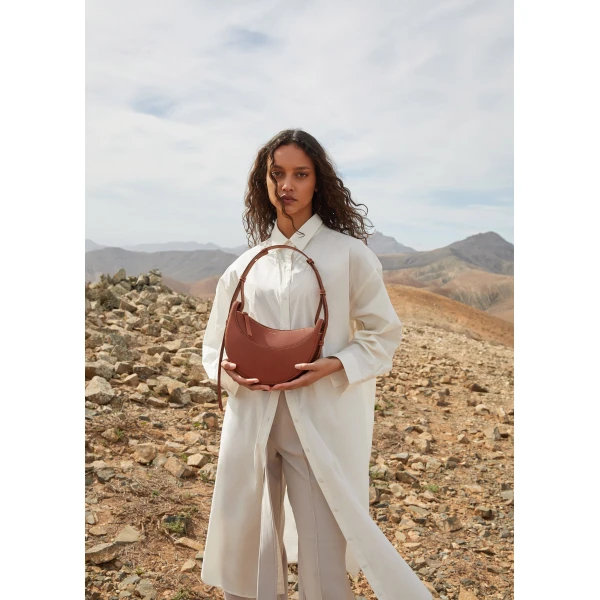 Polène Numéro Dix in Cognac Numéro Dix in Cognac - Shoulder & Crossbody Bags - Parisian Luxury Leather Bag at Luxury Shoes 