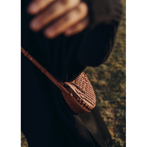 Polène Numéro Dix in Onda Cognac Numéro Dix in Onda Cognac - Shoulder & Crossbody Bags - Parisian Luxury Leather Bag at Luxury Shoes 