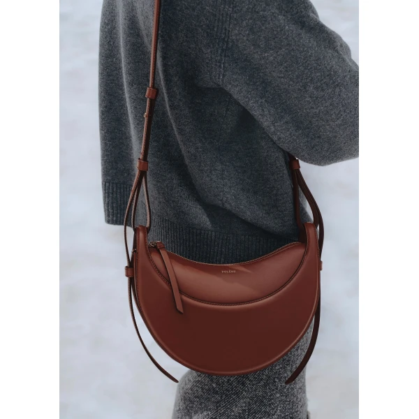 Polène Numéro Dix in Red Clay Numéro Dix in Red Clay - Shoulder & Crossbody Bags - Parisian Luxury Leather Bag at Luxury Shoes 