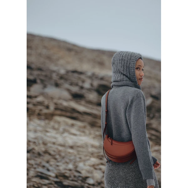 Polène Numéro Dix in Red Clay Numéro Dix in Red Clay - Shoulder & Crossbody Bags - Parisian Luxury Leather Bag at Luxury Shoes 