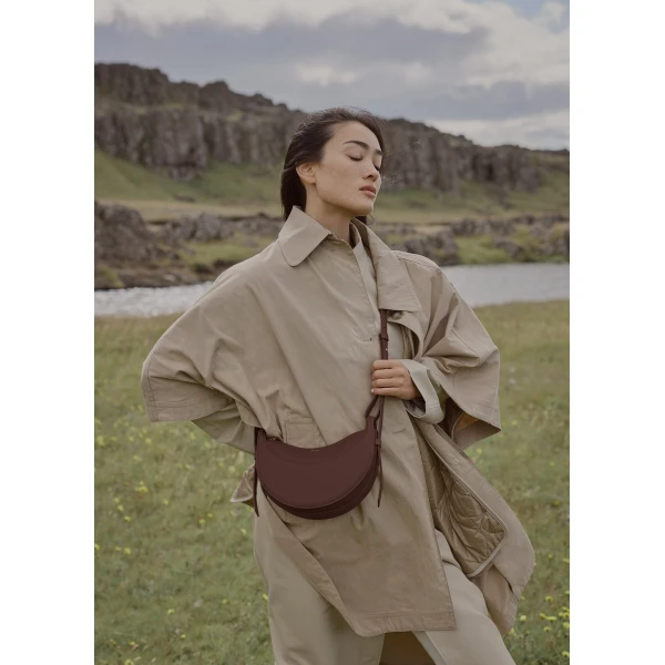 Polène Numéro Dix in Sandalwood Numéro Dix in Sandalwood - Shoulder & Crossbody Bags - Parisian Luxury Leather Bag at Luxury Shoes 