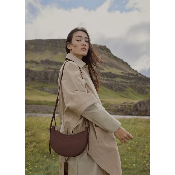 Polène Numéro Dix in Sandalwood Numéro Dix in Sandalwood - Shoulder & Crossbody Bags - Parisian Luxury Leather Bag at Luxury Shoes 