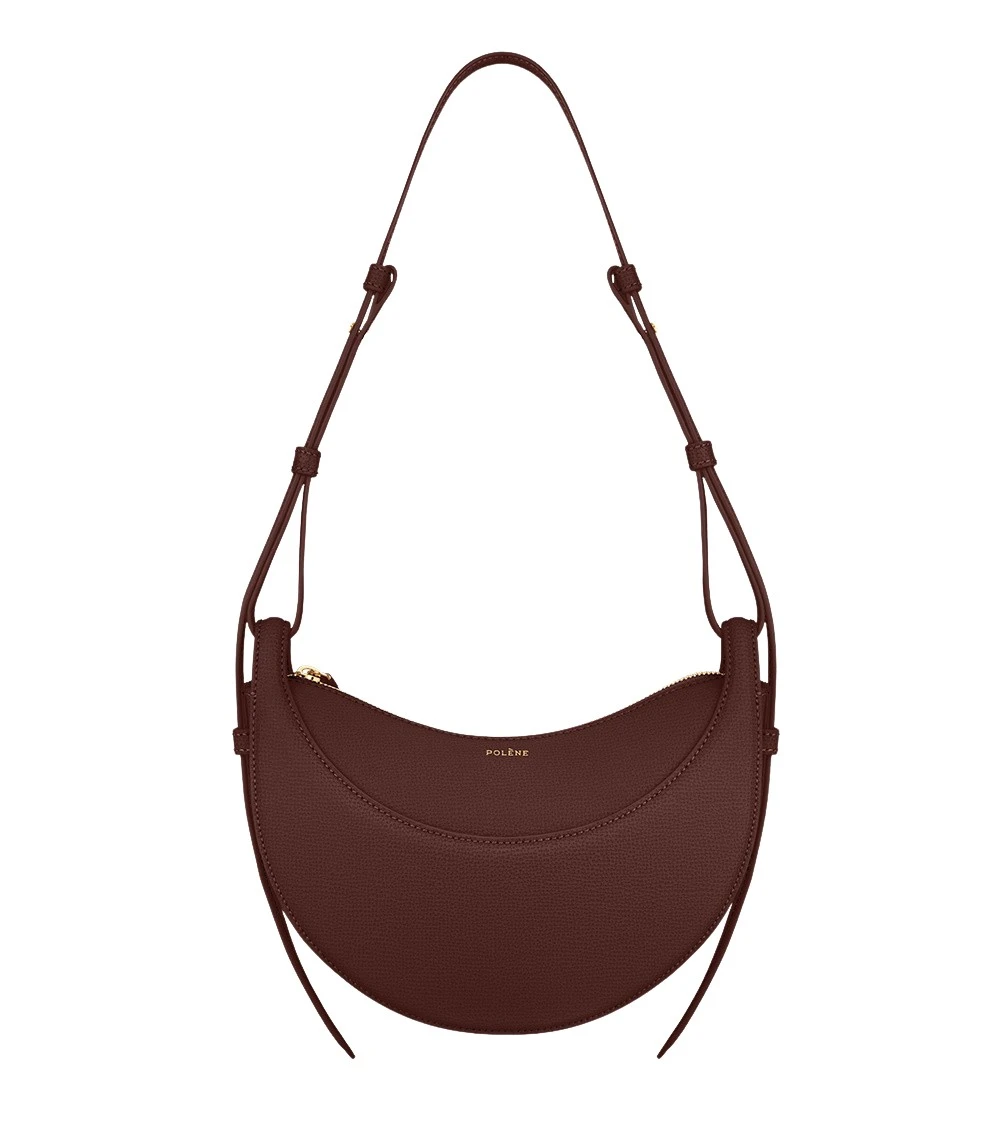Brown-Numero-Dix-in-Sandalwood-collection-coveti28066_nobg Polène Numéro Dix in Sandalwood Numéro Dix in Sandalwood - Shoulder & Crossbody Bags - Parisian Luxury Leather Bag at Luxury Shoes