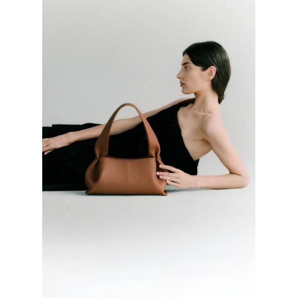 Polène Numéro Neuf East West in Camel Numéro Neuf East West in Camel - Shoulder & Crossbody Bags - Parisian Luxury Leather Bag at Luxury Shoes 
