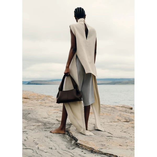 Polène Numéro Neuf East West in Ebony Numéro Neuf East West in Ebony - Shoulder & Crossbody Bags - Parisian Luxury Leather Bag at Luxury Shoes 