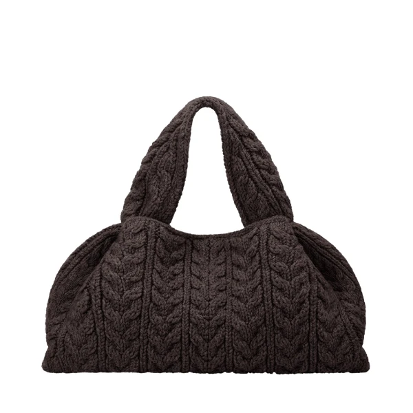 Polène Numéro Neuf Large in Ebony Numéro Neuf Large in Ebony - Shoulder & Crossbody Bags - Parisian Luxury Leather Bag at Luxury Shoes 