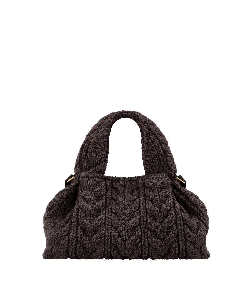 Brown-Numero-Neuf-Mini-in-Ebony-collection-coveti49928_nobg Polène Numéro Neuf Mini in Ebony Numéro Neuf Mini in Ebony - Mini Bags - Parisian Luxury Leather Bag at Luxury Shoes
