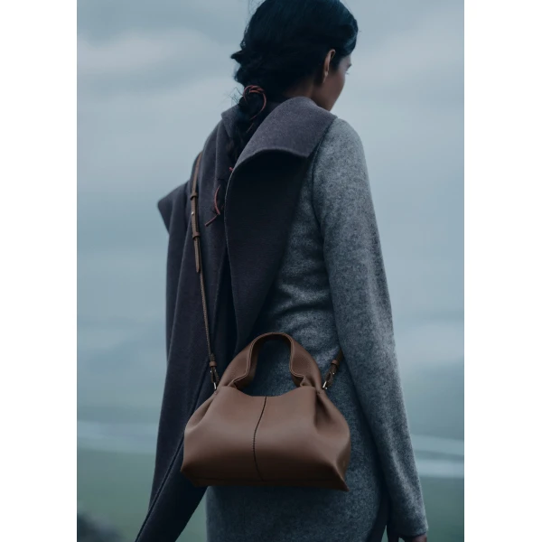 Polène Numéro Neuf Mini in Root Numéro Neuf Mini in Root - Mini Bags - Parisian Luxury Leather Bag at Luxury Shoes 