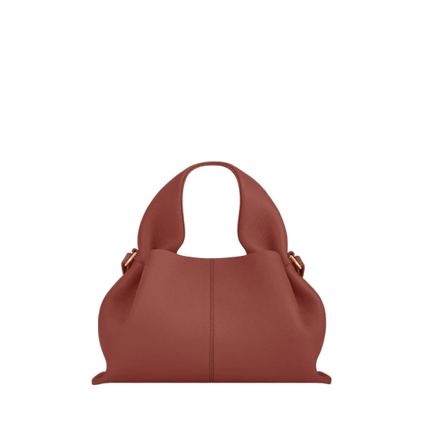 Polène Numéro Neuf Mini in Terracotta Numéro Neuf Mini in Terracotta - Mini Bags - Parisian Luxury Leather Bag at Luxury Shoes 