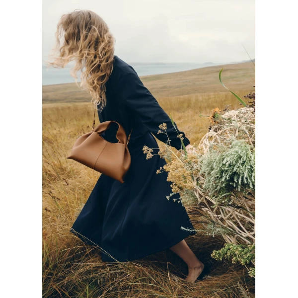 Polène Numéro Neuf in Camel Numéro Neuf in Camel - Shoulder & Crossbody Bags - Parisian Luxury Leather Bag at Luxury Shoes 
