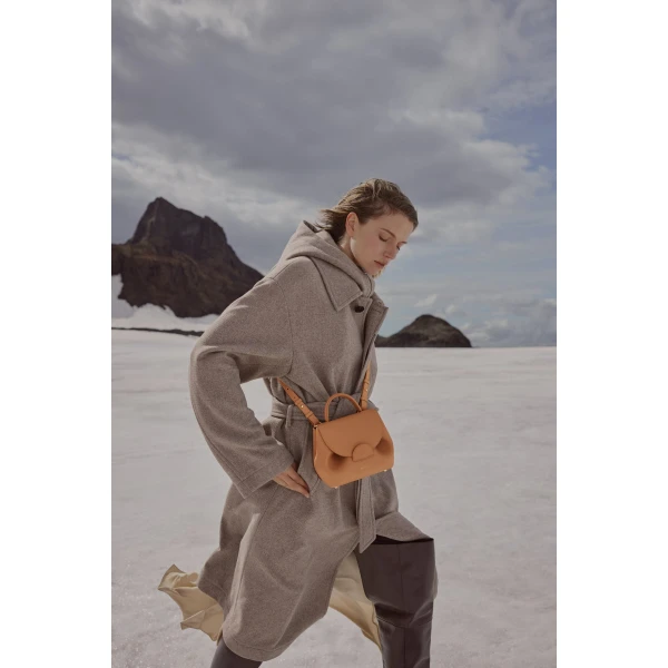 Polène Numéro Un Nano in Tan Numéro Un Nano in Tan - Mini Bags - Parisian Luxury Leather Bag at Luxury Shoes 