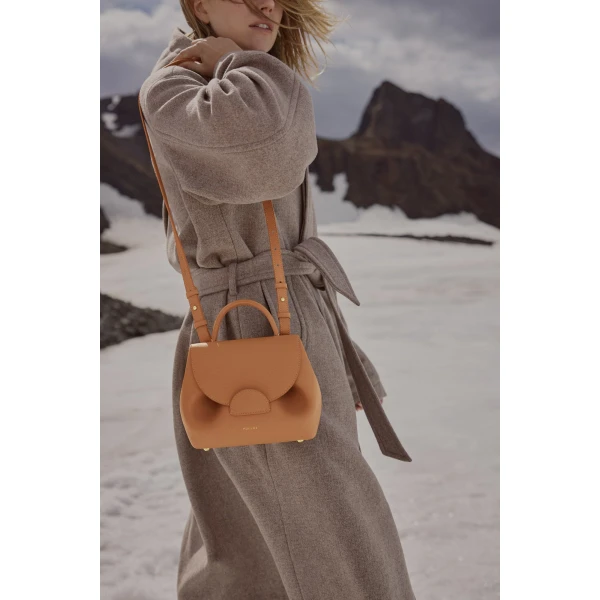 Polène Numéro Un Nano in Tan Numéro Un Nano in Tan - Mini Bags - Parisian Luxury Leather Bag at Luxury Shoes 