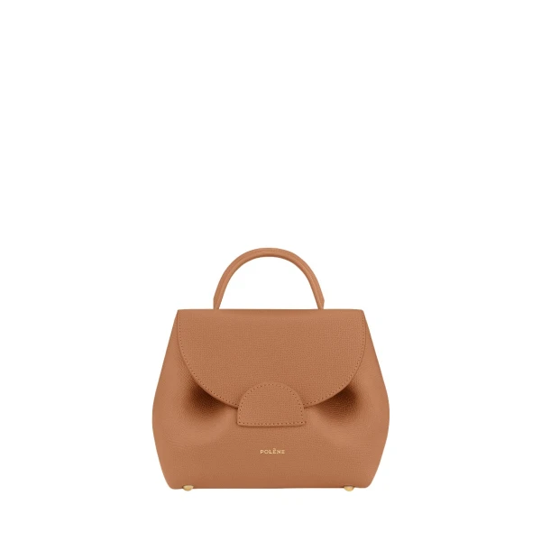 Polène Numéro Un Nano in Tan Numéro Un Nano in Tan - Mini Bags - Parisian Luxury Leather Bag at Luxury Shoes 