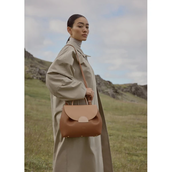 Polène Numéro Un in Camel Numéro Un in Camel - Totes & Top-Handle Bags - Parisian Luxury Leather Bag at Luxury Shoes 