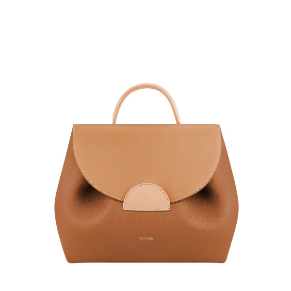 Polène Numéro Un in Camel Numéro Un in Camel - Totes & Top-Handle Bags - Parisian Luxury Leather Bag at Luxury Shoes 