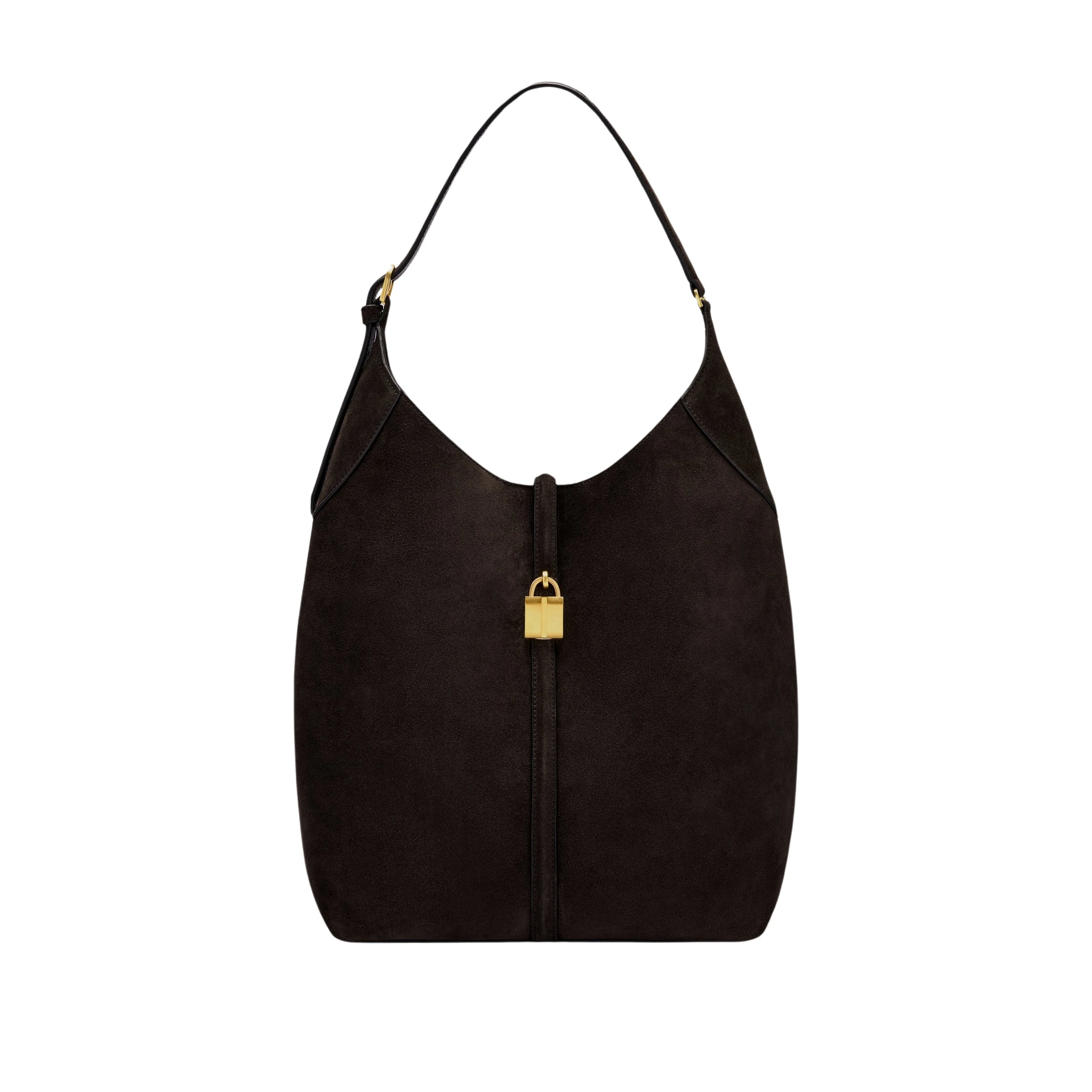 Brown-The-Large-Siena-Bucket-in-Dark-Chocolate83323_nobg DeMellier Large Siena Bucket bag
